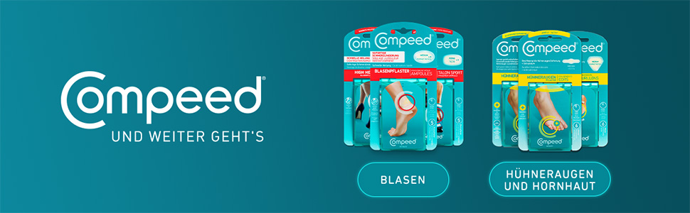 Compeed Anti-blister stick, protects invisibly against blistering and chafing, instantly reduces friction on the skin, 1 stick (8 ml)
