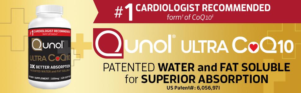 Qunol Ultra CoQ10 100mg, 3X Better Absorption, Antioxidant, 120 Softgels