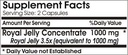 Royal Jelly Concentrate 1000mg ~ 200 Capsules - No Additives ~ Naturetition Supplements 3