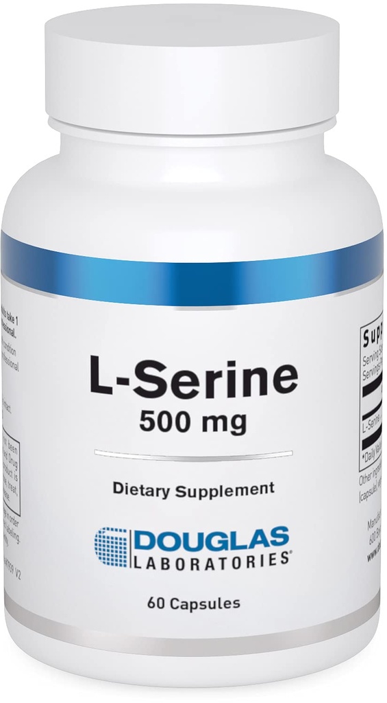 Douglas Laboratories L-Serine | Aminosäure Ergänzung für Herz- und Gehirngesundheit und Muskelaufbau* | 60 Kapseln