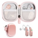 GETGEAR tervezett védőeszköz hallókészülék, halláserősítő, személyes hang erősítő, hallókészülék, lehallgató eszköz, erős Mini Case Mesh pocket Rose Gold