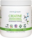 Eniva Health Creatine Monohydrat-Pulver, Aminosäure, mikronisiertes Pulver, 70 Servierungen 5 G 12,3 Unzen, Muskelunterstützung, Muskelwachstum, Zelluläre Energie, kognitiver Fokus, Ultra-Pure, pharmazeutischer Grad