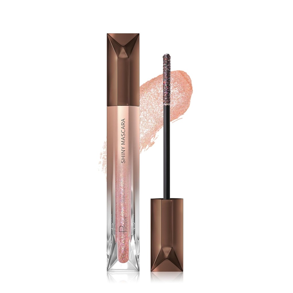 Glitter Mascara für Wimpern, Diamond Shinny Colored Mascara, Lang anhaltende Funkelnde Augen Make-up für Festival, Party