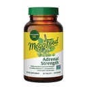 MegaFood Adrenal Strength - Mellékvese-kiegészítő kiegészítők Ashwagandha és Magnézium Glicerin, C-vitamin, Szent Basil, Astragalus, Csökkenti Cortisol Levelek - Vegetáriánus - 60 tabletta (30 adag)