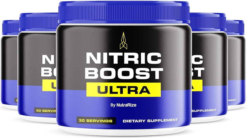 (5 Pack) Nitric Boost Ultra - Premium Napi Powder Blend egy Jar, Készített, hogy segítsen fenntartani az energiát, támogatja a természetes körforgást, és tartsa meg, hivatalos vélemények (150 Servings)