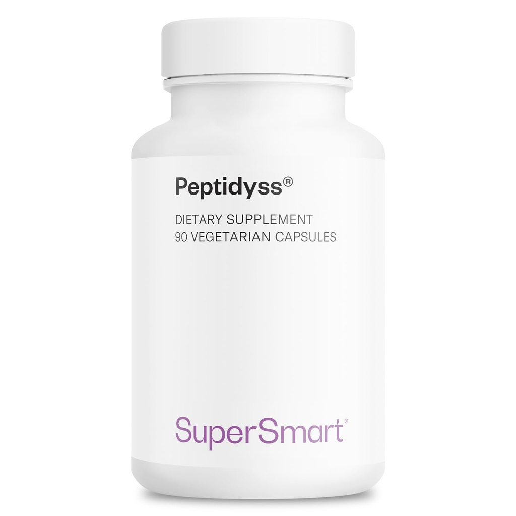 Supersmart - Peptidyss 1200mg pro Tag (gemalt & hohe Potenz) - Fish Protein Hydrolysate Supplement - Peptide & Amino Acids Complex | Non-GMO & Gluten Free - 90 Vegetarische Kapseln