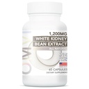Omvi Formeln, Nierenunterstützungsergänzung, Weiße Nierenbohne Extrakt 1.200mg, Nierenreiniger für Männer und Frauen, Unterstützung für normale Urinary Tract Health, 60Capsules