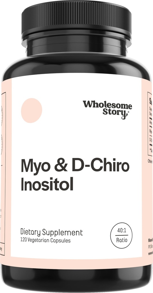 Ganze Geschichte Myo-Inositol & D-Chiro Inositol Ergänzung für Frauen | Fertilität Ergänzungen für Hormonal Balance & Ovarian Gesundheit Unterstützung | Myoinositol | Ideal 40:1 Ratio | 30 Servierungen