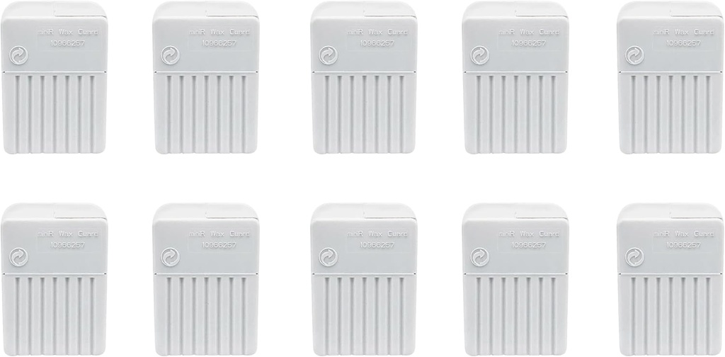 für Siemens/Signia 2.0 Mini Receiver Wax Guards Filter Hörgerät Zubehör Cerumen Stop Reinigungswerkzeug Ersatz #10966257 10-Pack/80 Filter (Sony C10 & E10 Kompatibel)
