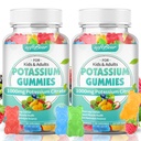 Softbear Kalium Citrate Gummis, Hohe Potenz Kalium Citrate 1000mg unterstützt Leg Cramps & Muskel-Gesundheit Kalium Gummi für Erwachsene & Kinder gemischte Frucht Flavor 120 Zähler