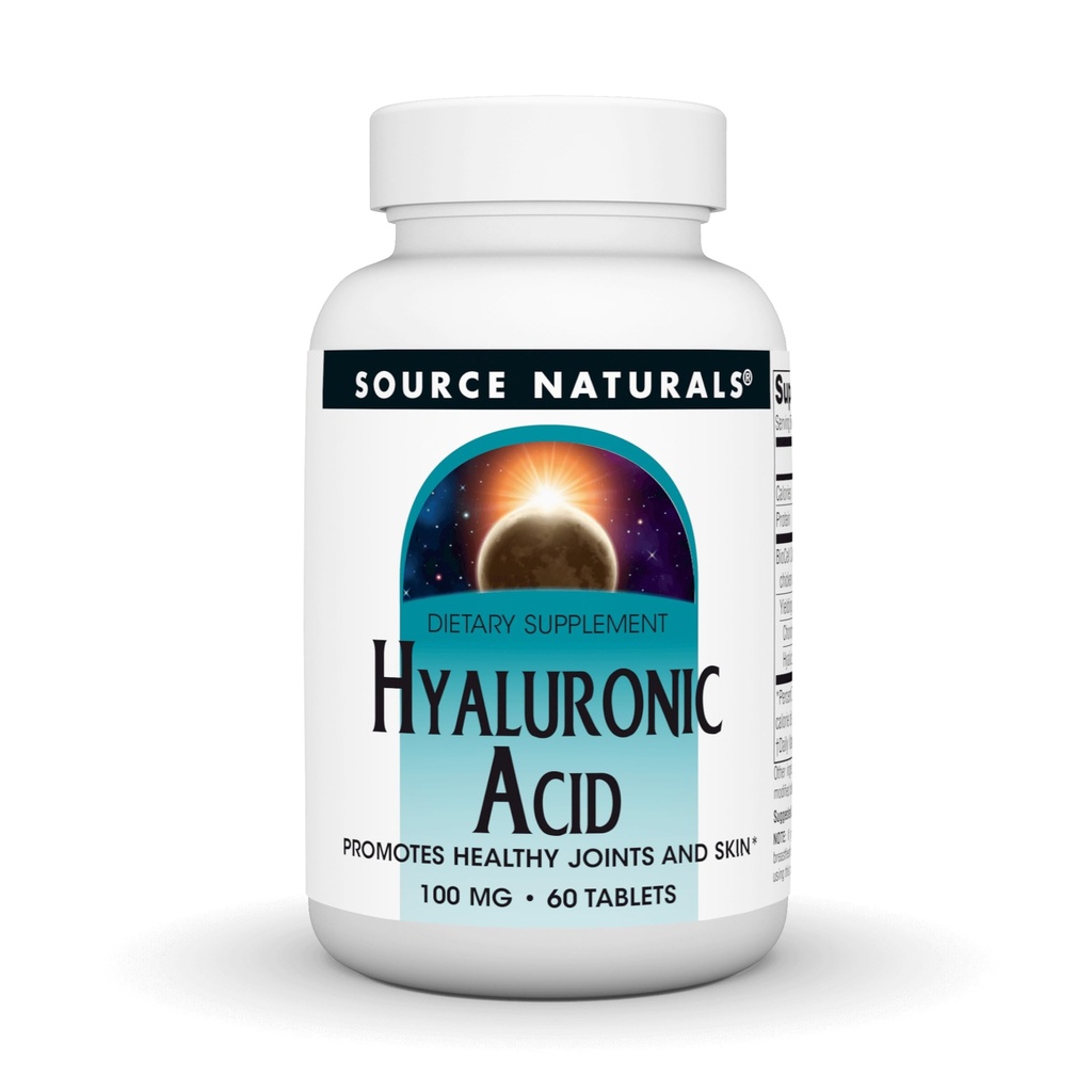 Quelle Naturals Hyaluronsäure, fördert gesunde Gelenke und Haut*, 100mg - 60 Tabletten
