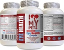 I LOVE MY PETS LLC Hundeaugen-Ergänzung - Dog Eye Health Complex - Premium Formula - Vet empfohlen - Hund Lutein - 1 Flasche (60 Bäume)