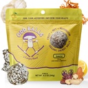 ODD BALLS Organic Energy Balls Lemon - Superfood Gumoom Snack - Running, Cycling, Hiking - Gels, Bars Alternative - Lion 's Mane Focus, Cordyceps Energy - Vegan, Gluten Free Snacks for Kids & Surfast