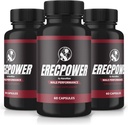 (3 csomag) ErecPower for men, Official ErecPower Pills, All Natural Man Supplement, Capsule to Boost Energy and General Health, Erec Power Support for Peak Performance, Vitamin, Review (180 kapszula)