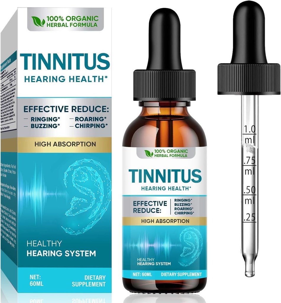Tinnitus Relief für Ringohren, natürliche Ohrring Relief für gekämmte Ohren, reduzieren Ohr Lärm für Frauen Männer