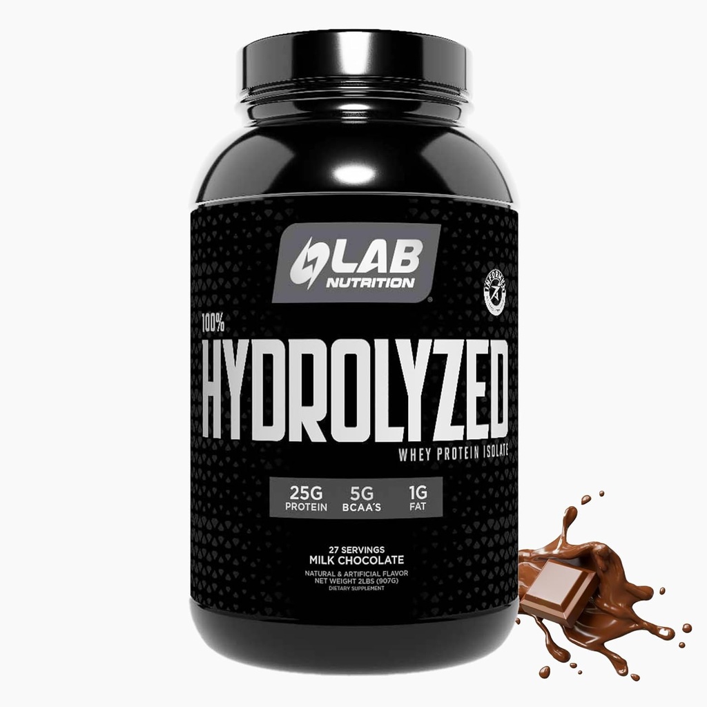 100% hidrolizált savófehérje izolátum (2 font, csokoládé flavor) 25gr fehérje, izom, sovány izom növekedés, könnyű emésztés, glutén mentes, laktóz mentes, gyors felszívódás.