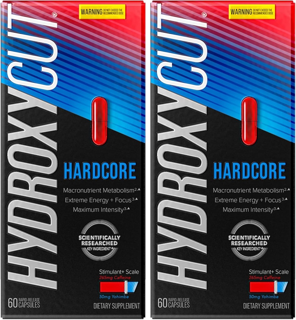 Hydroxycut Gewichtsverlust Pillen für Frauen und Männer Hardcore | Gewichtsverlust Ergänzung Pillen | Energie Pillen zu verlieren Gewicht | Stoffwechsel Booster für Weight Loss | Weightloss & Energy Supplements | 60 Pillen