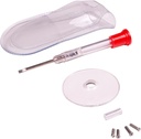 Apex szemüveg javítási készlet - Szemüveg javítási készlet kis Screwdriver, Szemüveg Screws, Nagyító üveg, Csavarhúzó útmutató, & Tároló Pouch - Universal Eyeglass javítási készlet olvasóüvegek, & Napszemüveg
