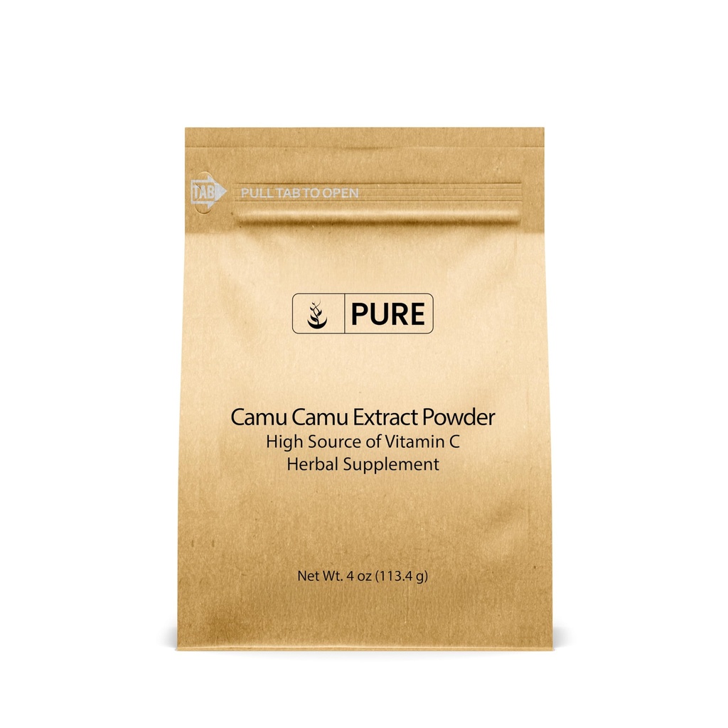 PURE ORIGINAL INGREDIENTS Camu Camu Powder, Source of Vitamin C, Brazilian Superfood (4 Ounce)