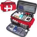 Mancro First Aid Bags Leere, medizinische Reisetasche mit mehreren Taschen, Pill Bottle Organizer für Reisen, Home Storage, Trauma Tasche für EMT, Krankenschwestern, Arzt, Notfalltasche für Medizin, medizinische Versorgung
