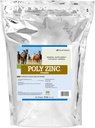 SmartEquine Poly Zinkpulver | Zink Ergänzung für Pferde | Hoof Care Vitamine und Mineralstoffe | Unterstützt Knochen und Hoof Wellness | Equine Skin Coat Supplement | 10 lb