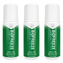 Biofreeze Rolle auf Schmerzlinderung für Knie, Neck, Hüfte, Gelenk, Schulter, & Einfache Rückenschmerzen, Arthritis Schmerzlinderung, Sore Muscle Relief, Roll On Menthol Gel 3 Fl Oz (Pack mit 3)