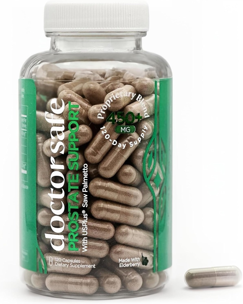 Saw Palmetto Prostata Ergänzungen mit USPlus Saw Palmetto für Männer & Frauen - Fortgeschrittene Prostata Gesundheit & Haar Revitalisierung | Dual-Action DHT Blocker für Männer | 4-Monat Versorgung