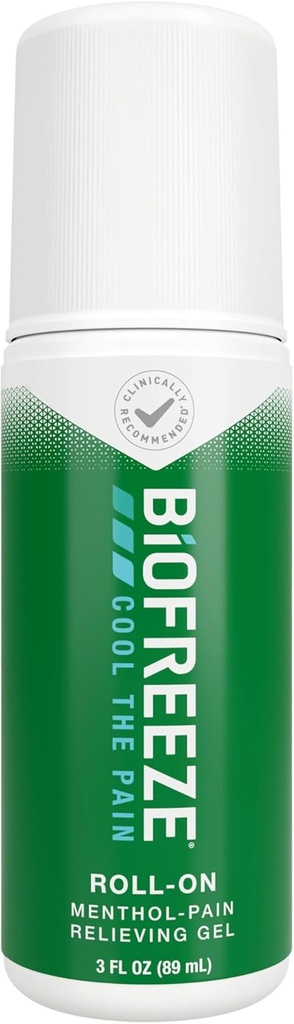 Biofreeze Schmerzlinderung Gel, Arthritis Schmerzlinderung, Knie & Untere Rücken Schmerzen Relief, Sore Muskelrelief, Neck Schmerzen Relief, Apotheker empfohlen, FSA Eligible, 3 FL OZ Biofreeze Menthol Gel