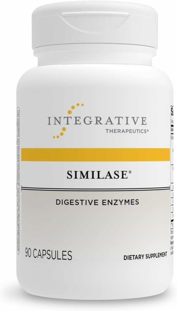 Integrative Therapiesimilase - Verdauungsenzymergänzung für Erwachsene - Unterstützt Verdauung und Assimilation von Nährstoffen* - Dairy-Free & Vegan - 90 Count (45 Servietten)