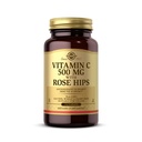 Solgar Vitamin C 500 mg mit Rose Hips, 250 Tabletten - Antioxidant & Immununterstützung - Gesamtgesundheit - Unterstützt gesunde Haut & Gelenke - Non GMO, Vegan, Glutenfrei, Dairy Free, Kosher - 250 Servierungen