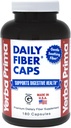 Yerba Prima Daily Fiber Caps - 180 Kapseln - lösliche & unlösliche Nahrungsfaserergänzung - Colon Cleanse - Gut Health - Vegan, Non-GMO, Glutenfrei