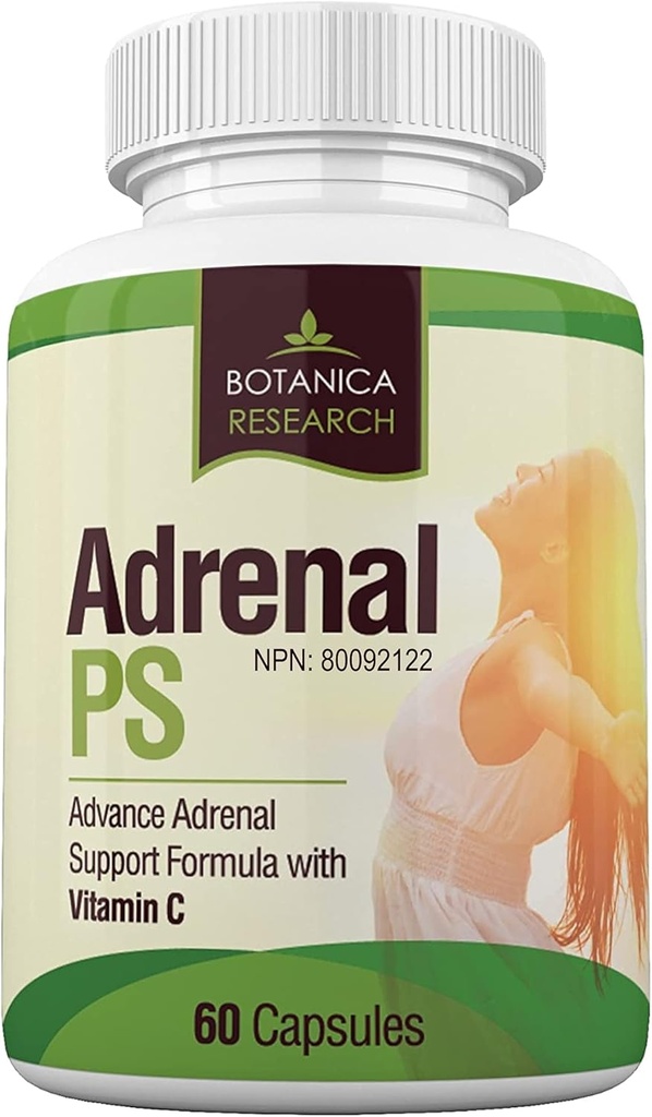 Adrenal Fatigue Support Supplement mit Premium Rhodiola Rosea Kräuterextrakt, L-Tyrosin, Panax Ginseng, Heilige Basil - PS Cortisol Gland Complex für Gesundheit Insuffficiency Calm Energy Response