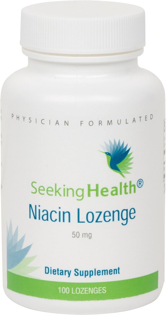 Suche Gesundheit Niacin Lozenge | liefert 50 mg Niacin als Nicotinsäure | Vitamin B3 | Frei von Magnesium Stearate | Non-GMO | Natürliche Kirsche Flavor | 100 Lozenges