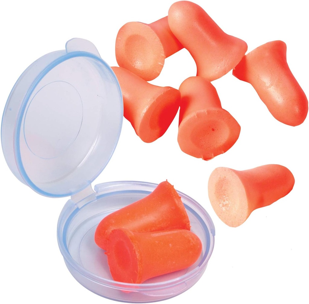 Apex Soft Foam Ear Plugs ügy, NRR 33db, 1 csomag, 4 pár minden csomagban