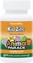 NaturesPlus Animal Parade KidCink, Tangerine Flavor - 90 Animal- Shapped Lozenges, 3 darabos csomag - Organic Chelated Cink - Vegan, Gluten Free - 270 Összes szolgáltatás