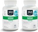 365 by Whole Foods Market, MSM 1000Mg, 90 tabletta (2-es csomag)