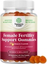 Fertilitätsgummis für Frauen versuchen, Conceive - Yummy Gummy Fertility Supplement für Frauen mit Myo-Inositol Folic Acid & Vitex Chasteberry - Vegan Non-GMO & Gluten Free - Juicy Peach (45 Servierungen)