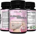 Pueraria Mirifica Kapseln - Natürliche Brustvergrößerung Pillen für Frauen - Brustvergrößerung Pillen - Brustwachstum, Vaginale Gesundheit, Menopause Relief, Haut und Haargesundheit - 90 Vegan Kapseln