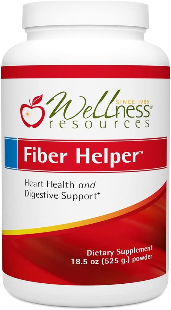 Fiber Helper - Ultra Pure Fiber Powder mit Hafer Beta Glucan, Psyllium & Arabinogalactan lösliche und unlösliche Fasern für Verdauungsgesundheit, Entgiftung, Herzgesundheit (525 Gramm)