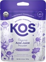 KOS USDA Organic Acai Powder, Unsweetened Superfood - Natürliche Antioxidantien, Acai Berry für Smoothies und Schalen - Polyphenol Abundant, Glutenfrei, Non-GMO, Klimafreundliche wiederverschließbare Tasche, 40 Servierungen