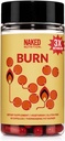 NAKED Stoffwechsel Booster & Thermogenic Fat Burner für Männer & Frauen - Gewichtsverlust Pillen für Frauen - Belly Fat Burner mit Gold Standard Clinical Trial - Appetite Suppressant für Gewichtsverlust für Frauen