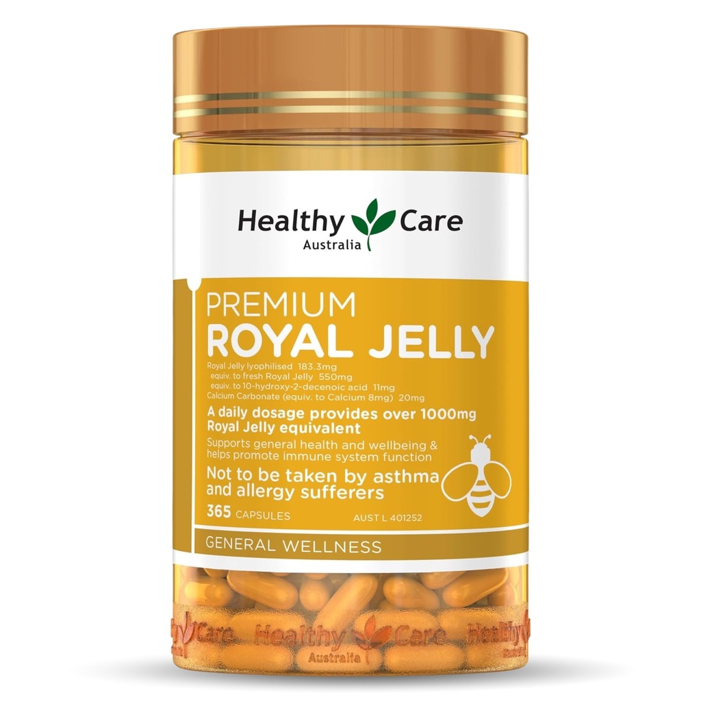Egészséges Care Royal Jelly 1000 365 kapszula kiegészítők Ausztráliában