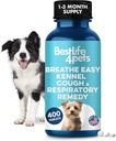 Atem Easy Natural Cough Relief für Hunde - Gentle Senior Dog Respiratory, Congestion and Sneezing Relief Plus Trachea und Airway Unterstützung für Brachycephalic Dogs sorgt für ruhige Spaziergänge & Restful Sleep