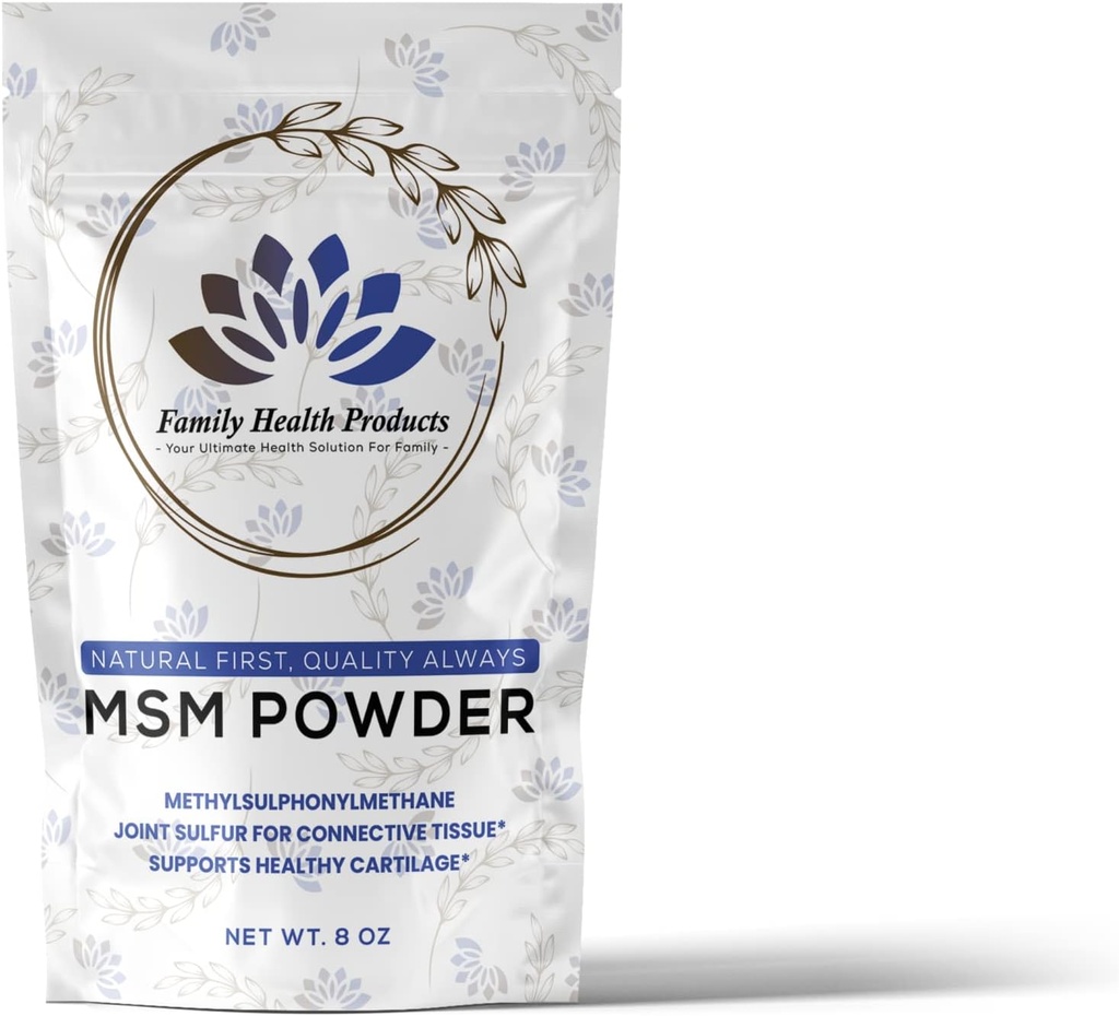 MSM Powder (Metil-szulfonilmetán) Tömegpor Tiszta MSM Powder Support Side Skin Nails, Rugalmasság, Detoxifes, Gyorsítja az energiát, 2lb 1 Pack