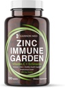 Chelat Zink 50mg Immun Garten Vitamin C 800mg Zinkergänzungsmittel Echinacea 600mg pro Tablet - Immunität + Haut + reproduktive Gesundheit Mineralien - Zink Chelat Immun Booster für Kinder & Erwachsene