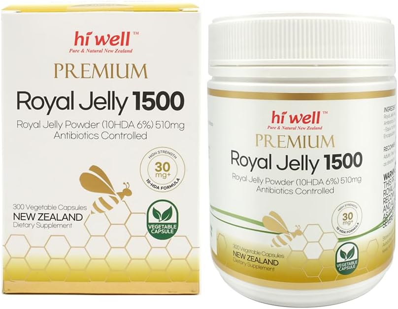 Szia Premium Royal Jelly 1500 300VegeCapsules