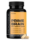 Nootrix Prime Brain Nootropic Supplement | Unterstützt Gedächtnis, Mental Fokus, Kognitive Gesundheit & Energie | Fördert gesunde Stimmung & Gehirn Funktion | Ginkgo Biloba, Lion's Mane & L Theanine | 90 Kapseln