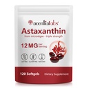 Astaxanthin Ergänzungen 12mg - 120 Softgels | Premium Natürliches Antioxidans von Microalgae | Auge, Haut, Gehirn, Gelenk, Herz und Immun Gesundheit Unterstützung | Non-GMO, Gluten-Free