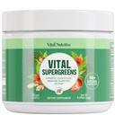 Vital Greens Superfood Powder – Neue Formel mit 40+ Superfoods Daily Green Drink Powder w/Probiotics – Supergreens for Energy, Gut Health, Digestion Support, Plant-Based, Vegan Superfoods