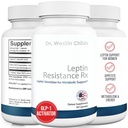 Dr. Westin Childs | Leptin Resistance Rx – Natural Leptin Sensitizer Support Supplement für Frauen für Schilddrüse, Metabolische Gesundheit, Vitalität, Energie, Fokus mit Glycosaminoglycans, Vitamin C - 60 ct